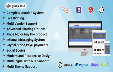 AuctGlobal - Live Auction Laravel Script