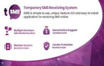 TSMS - Temporary SMS Receiving System