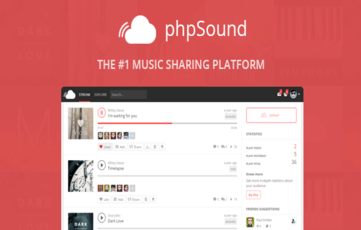 PhpSound - Music Sharing Platform